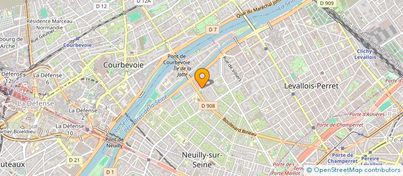 localisation de l'entreprise SC LOULOU  NEUILLY-SUR-SEINE