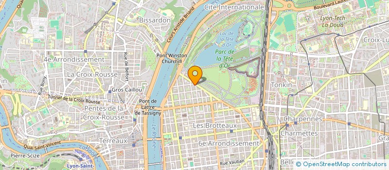 localisation de l'entreprise SC LOZANNE 2023  LYON