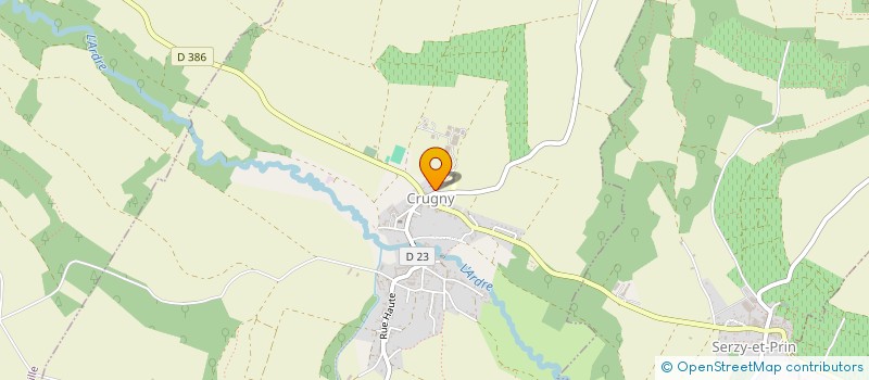 localisation de l'entreprise SC LPJ HOLGING  CRUGNY