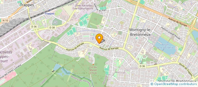 localisation de l'entreprise SC LR INVEST à MONTIGNY-LE-BRETONNEUX
