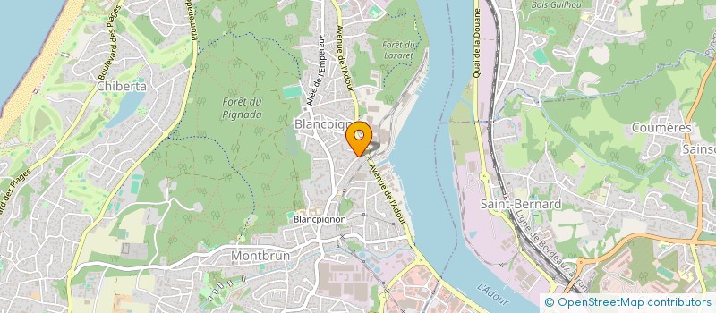 localisation de l'entreprise SC LRG  ANGLET