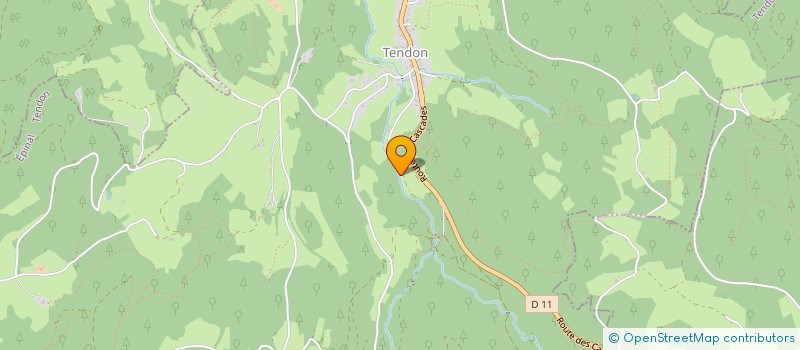 localisation de l'entreprise SC LUBIN  TENDON