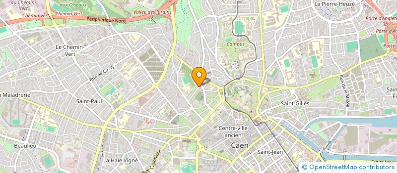 localisation de l'entreprise SC LUDOLOGE INVESTISSEMENT à CAEN