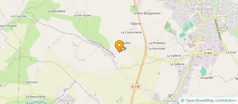 localisation de l'entreprise SC LUDOMA  LA GUERCHE-DE-BRETAGNE