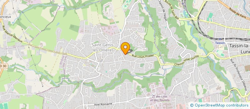 localisation de l'entreprise SC LUMA  SAINT-GENIS-LES-OLLIERES