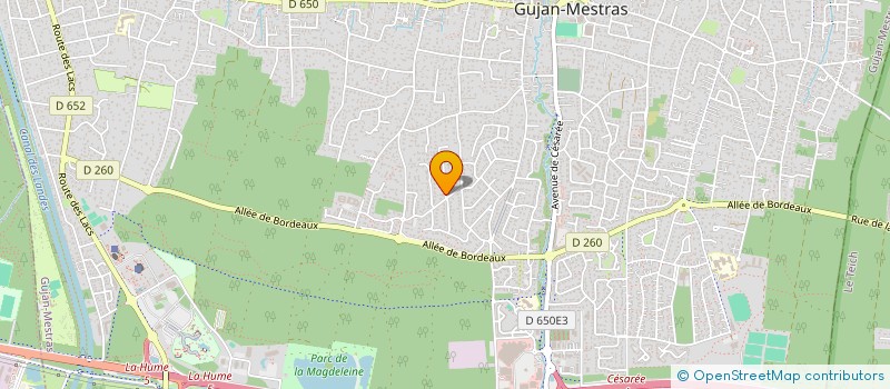 localisation de l'entreprise SC LUPITA  GUJAN-MESTRAS