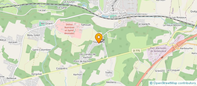 localisation de l'entreprise SC LYEN  SAINT-NOLFF