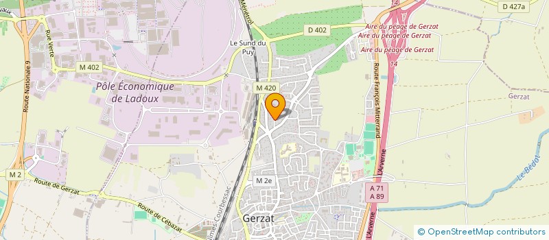 localisation de l'entreprise SC LYMAN à SAINT-BEAUZIRE