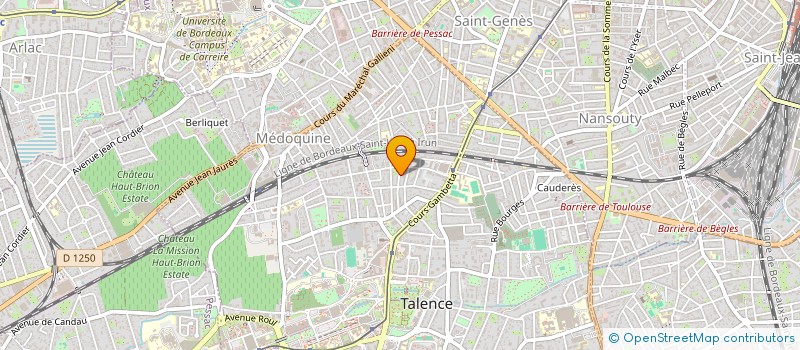 localisation de l'entreprise SC LYS PELTEKIAN  TALENCE