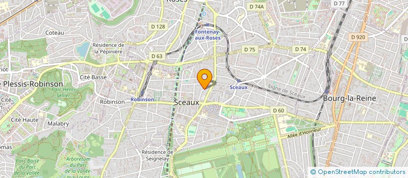 localisation de l'entreprise SC M.C.P.K. à SCEAUX