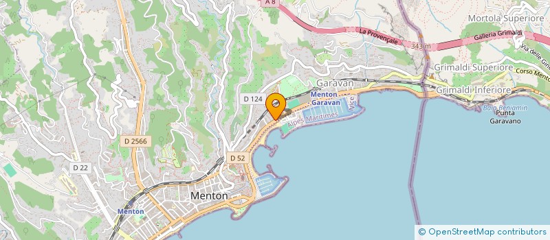 localisation de l'entreprise SC M&M HOLDING SVL  MENTON