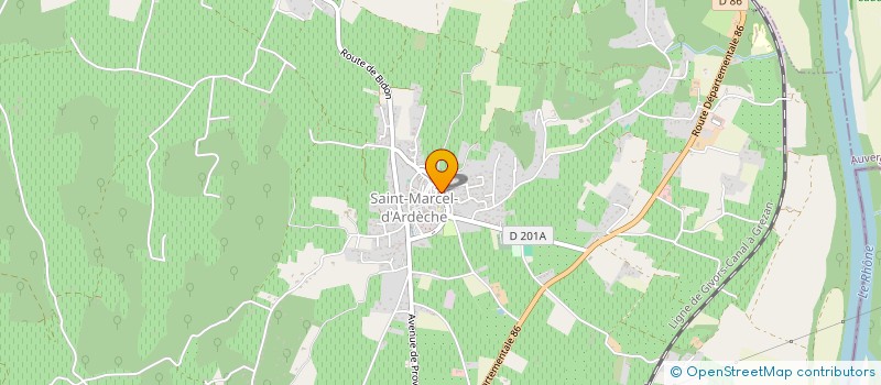 localisation de l'entreprise SC MACONNERIE RENOVATION  SAINT-MARCEL-D'ARDECHE