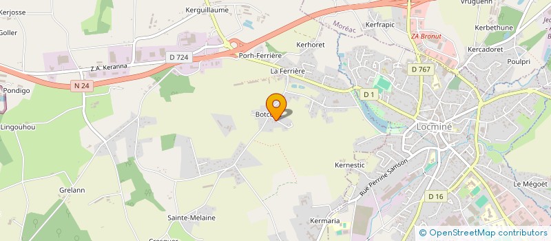 localisation de l'entreprise SC MAD  ETEL