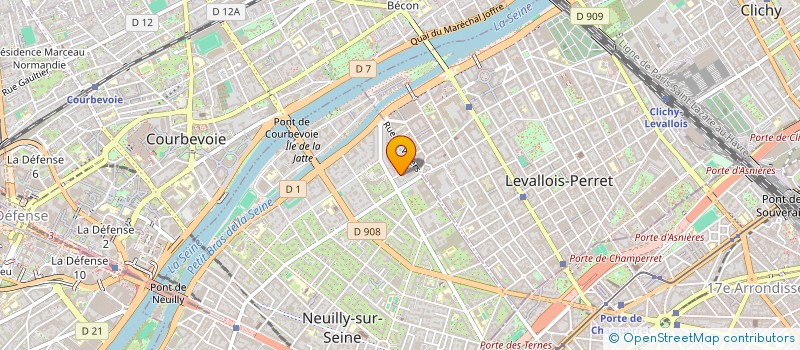 localisation de l'entreprise SC MAGHA à NEUILLY-SUR-SEINE