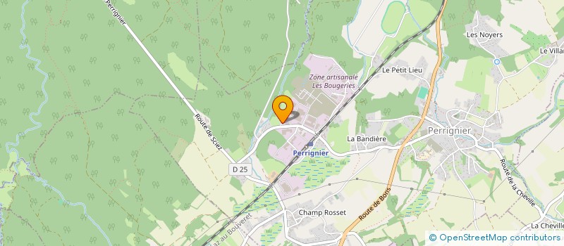 localisation de l'entreprise SC MAGNIN INVESTISSEMENTS  PERRIGNIER