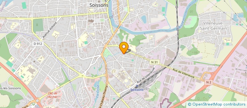 localisation de l'entreprise SC MAHX à SOISSONS