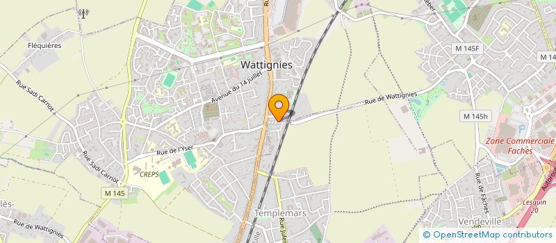 localisation de l'entreprise SC MAILLET SA  WATTIGNIES