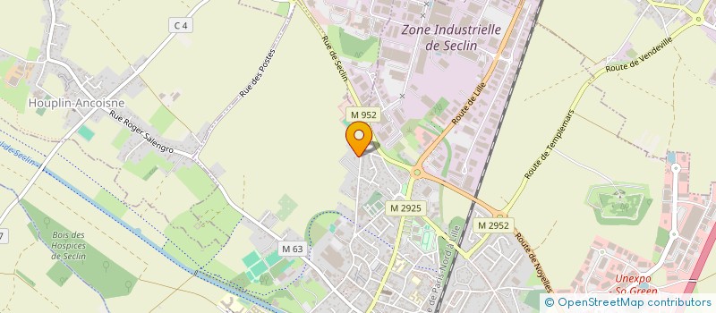 localisation de l'entreprise SC MAILLEUX-COUPE  SECLIN