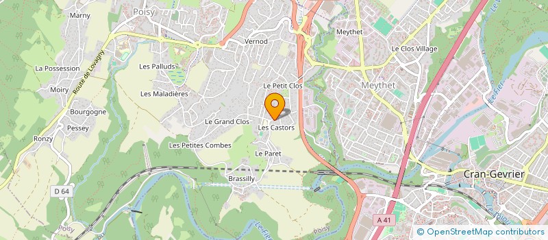 localisation de l'entreprise SC MAISON DE PAILLE  POISY