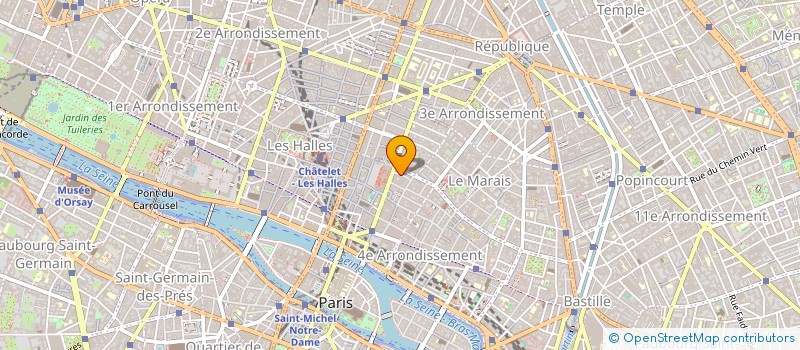 localisation de l'entreprise SC MAISON LANGEVIN  PARIS