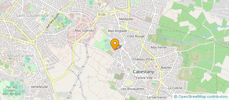 localisation de l'entreprise SC MAJEREM  CABESTANY