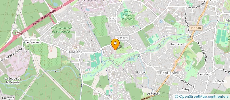 localisation de l'entreprise SC MANICA  GRADIGNAN