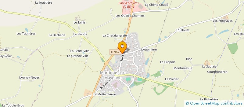 localisation de l'entreprise SC MANIE  MARTIGNE-SUR-MAYENNE