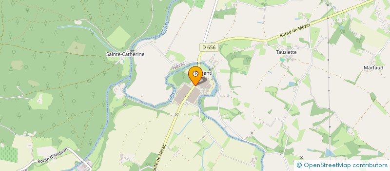 localisation de l'entreprise SC MANOLA  ANDIRAN