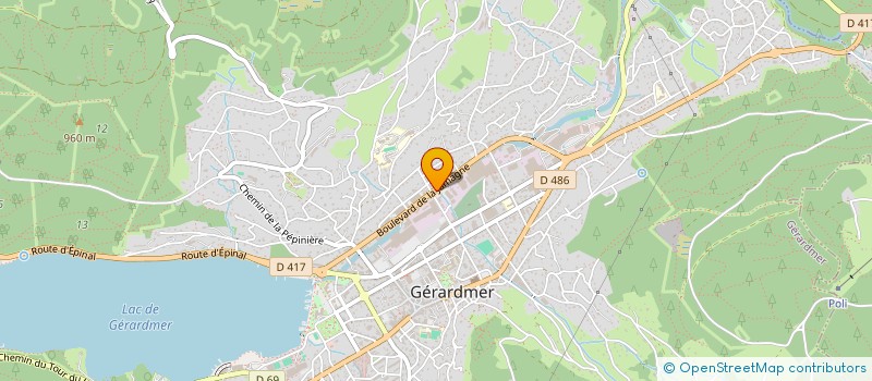 localisation de l'entreprise SC MARCHAL à GERARDMER