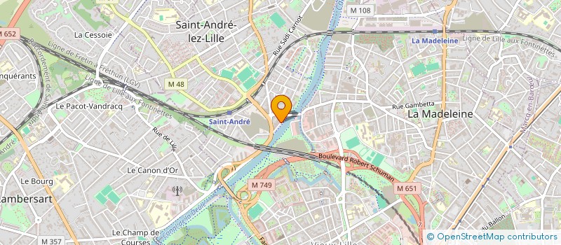 localisation de l'entreprise SC MAREEL-DELDYCK à SAINT-ANDRE-LEZ-LILLE