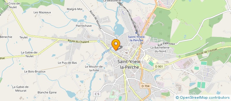 localisation de l'entreprise SC MAREYA à SAINT-YRIEIX-LA-PERCHE