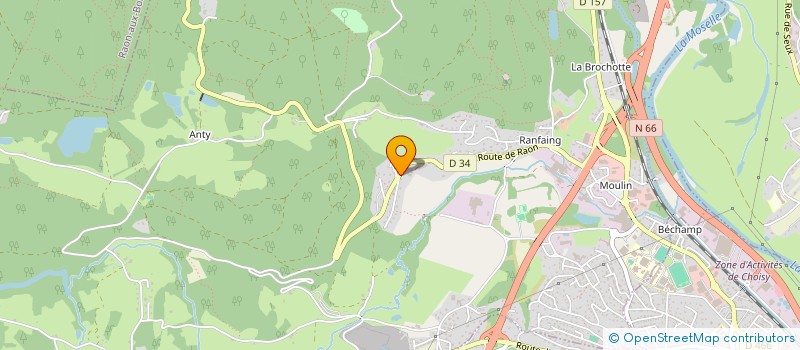 localisation de l'entreprise SC MARGAINE  SAINT-NABORD