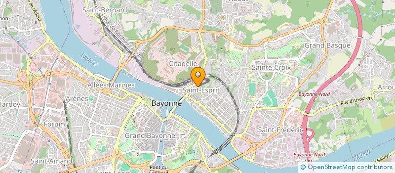 localisation de l'entreprise SC MARGAUX FG à BAYONNE