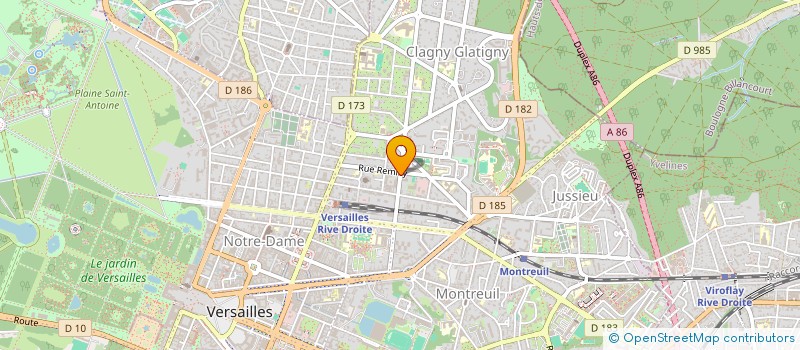 localisation de l'entreprise SC MARIE JEAN à VERSAILLES