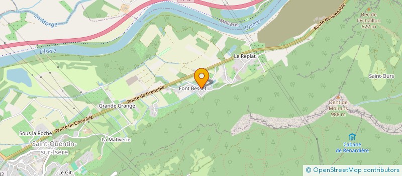 localisation de l'entreprise SC MARKOPH  SAINT-QUENTIN-SUR-ISERE