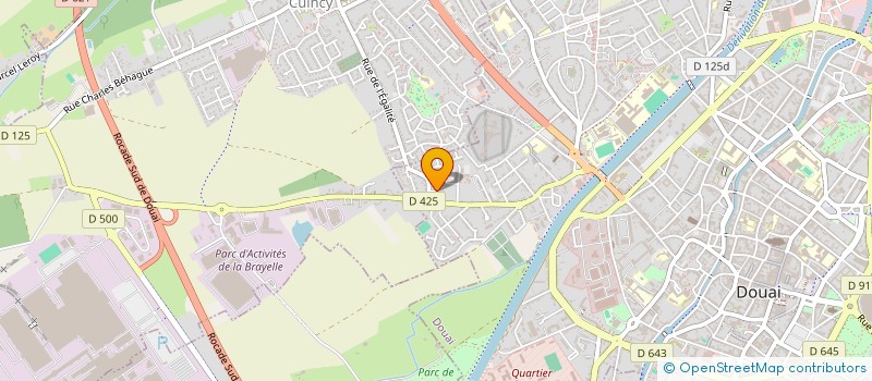 localisation de l'entreprise SC MARLE à DOUAI