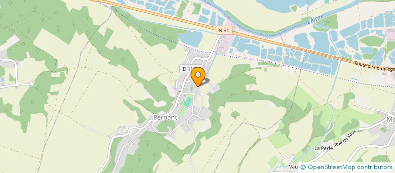 localisation de l'entreprise SC MARTIN  PERNANT