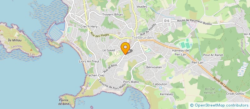 localisation de l'entreprise SC MARTIN LE GAVEL  TREBEURDEN