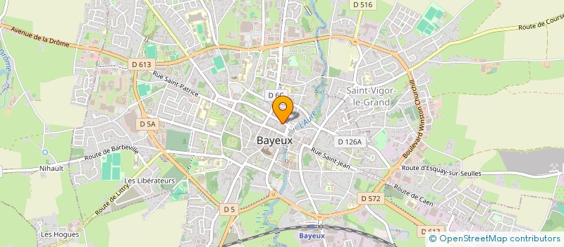 localisation de l'entreprise SC MARTINE CHAPELLE  BAYEUX