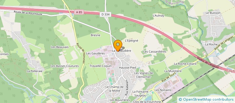 localisation de l'entreprise SC MARTINS  LANGEAIS