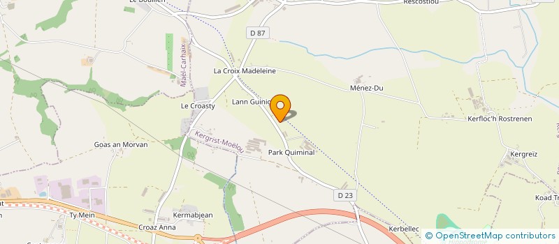 localisation de l'entreprise SC MARYLENE  KERGRIST-MOELOU