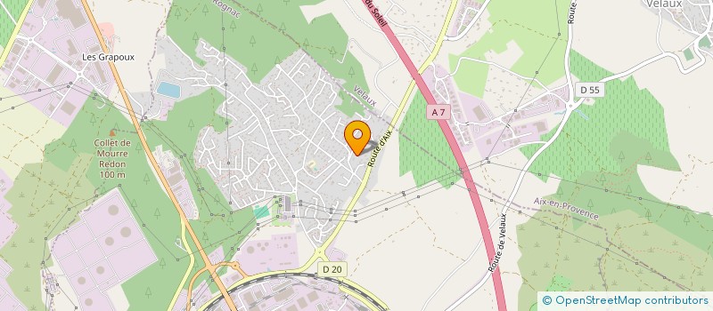 localisation de l'entreprise SC MAS  ROGNAC