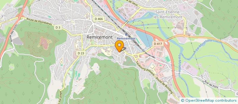 localisation de l'entreprise SC MATHIEU-PIERRE  REMIREMONT