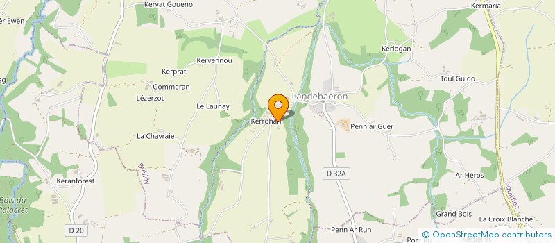 localisation de l'entreprise SC MAUDEZ  LANDEBAERON