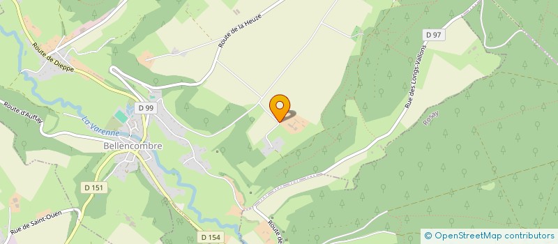 localisation de l'entreprise SC MAUGER BERTRAND  BELLENCOMBRE