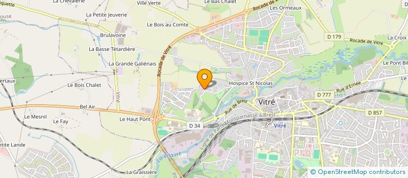 localisation de l'entreprise SC MAXIME 2014  VITRE