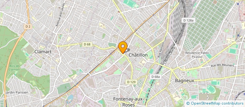 localisation de l'entreprise SC MAYA  CHATILLON