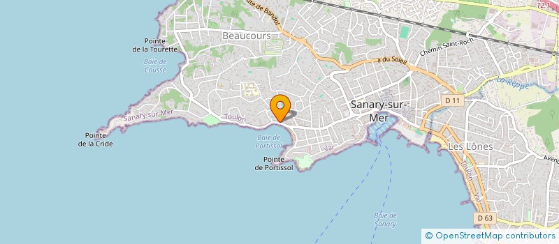 localisation de l'entreprise SC MAYAZAC à SANARY-SUR-MER