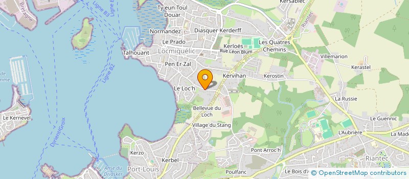 localisation de l'entreprise SC MAYSTRE-MAILLARD  LOCMIQUELIC