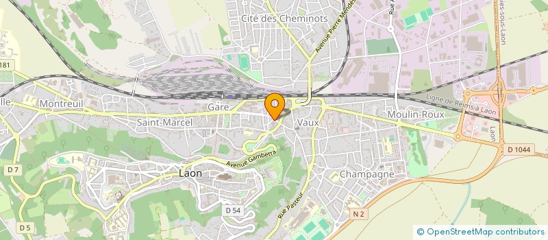 localisation de l'entreprise SC MD INVEST  LAON